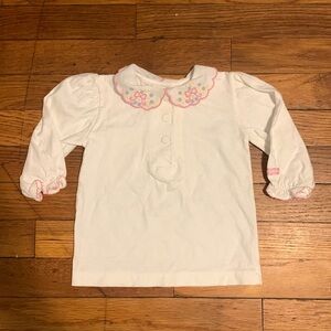 Vintage Baby B'gosh Peter Pan Collar Top | Size 6-9 months